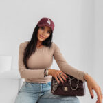 Bluzka damska OLAVOGA SIMBI latte