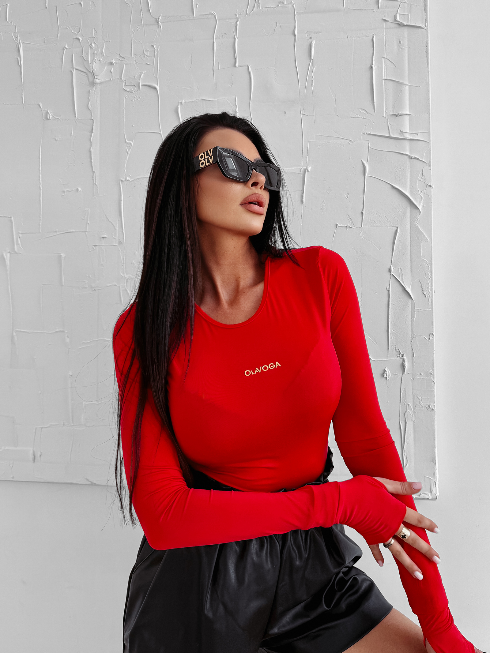 Body modelujące OLAVOGA NOMA czerwone