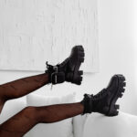 Workery damskie OLAVOGA TREAKLY czarne