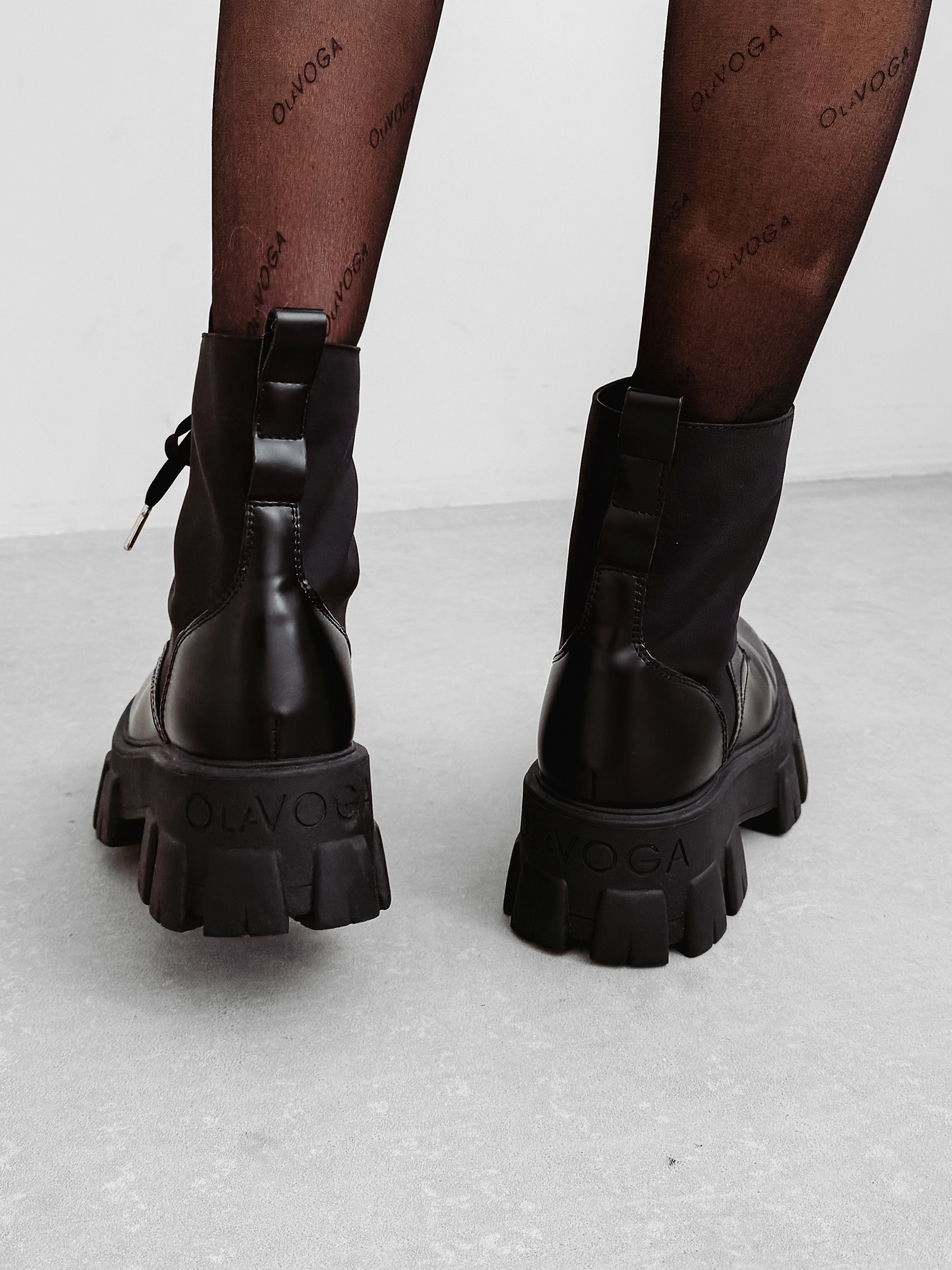 Workery damskie OLAVOGA TREAKLY czarne Workery damskie OLAVOGA TREAKLY czarne