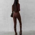 Komplet damski OLAVOGA RISALITO brązowy