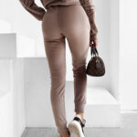 Komplet damski OLAVOGA VELVET ASH latte