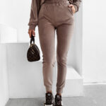 Komplet damski OLAVOGA VELVET ASH latte