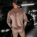 Komplet męski OLAVOGA VELVET ASH latte