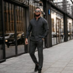 Komplet męski OLAVOGA VIRETIO ciemnoszary