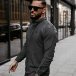 Komplet męski OLAVOGA VIRETIO ciemnoszary