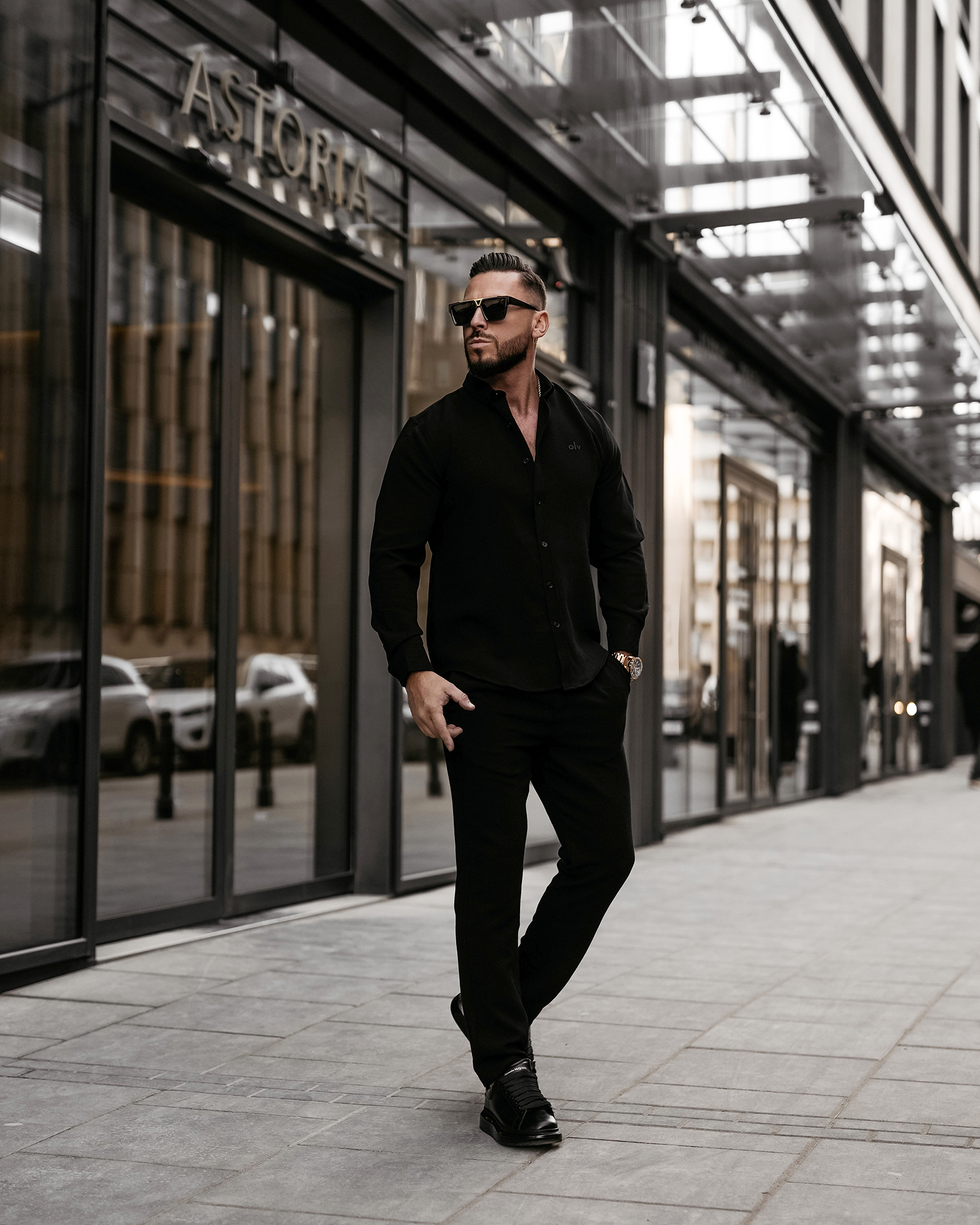 Komplet męski OLAVOGA VIRETIO czarny