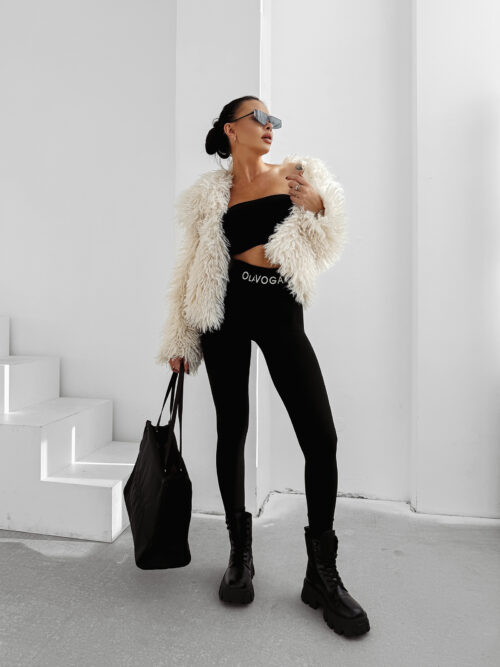 Legginsy przylegające OLAVOGA FITZY czarne