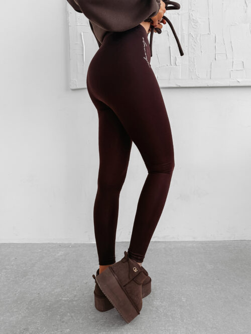 Legginsy modelujące OLAVOGA SOLIN brązowe