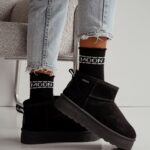 Skarpetki damskie czarne półfrotte bezuciskowe MOON