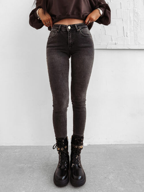 Spodnie damskie OLAVOGA NOON szare