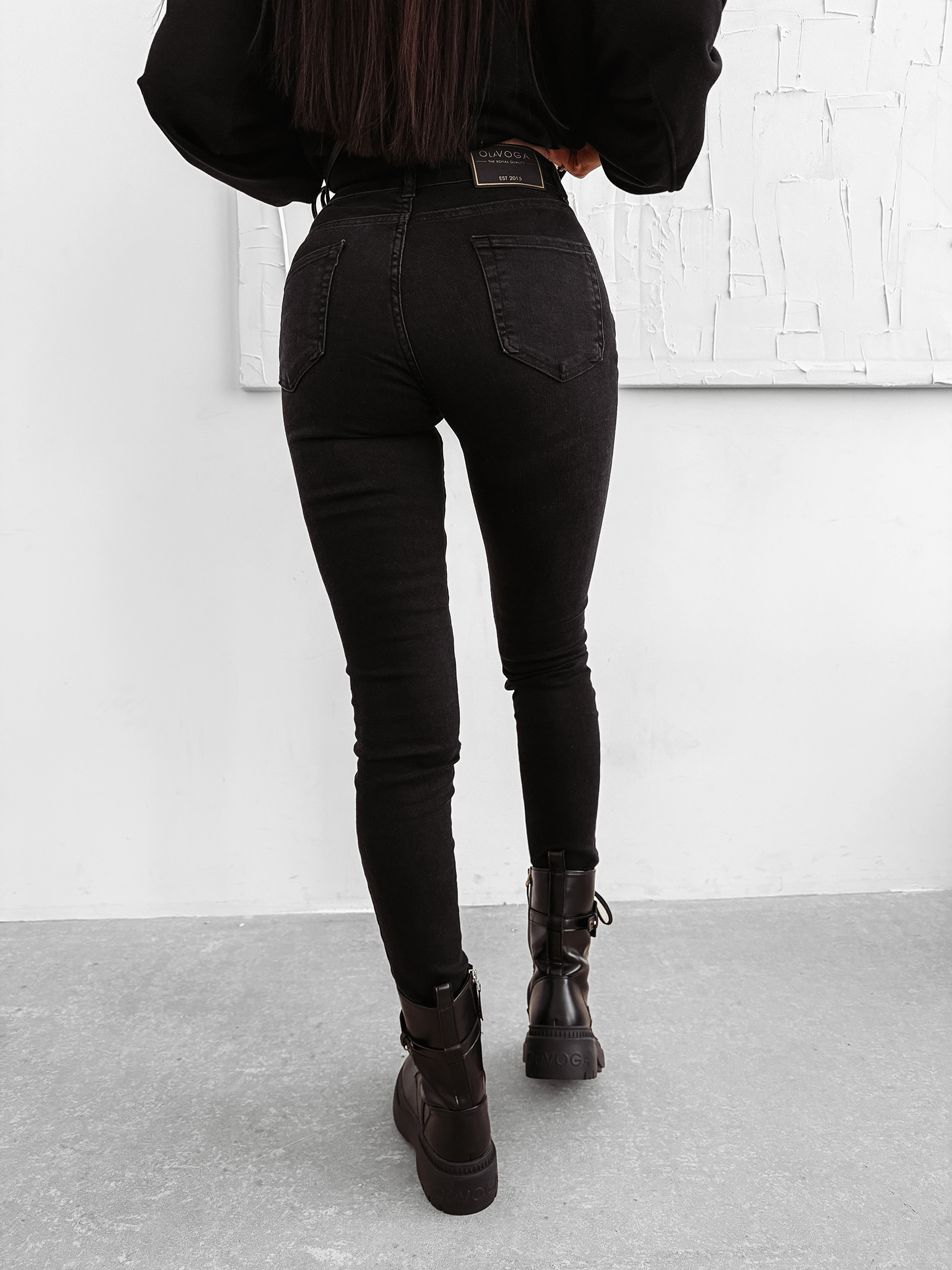 Spodnie damskie OLAVOGA NOON czarne