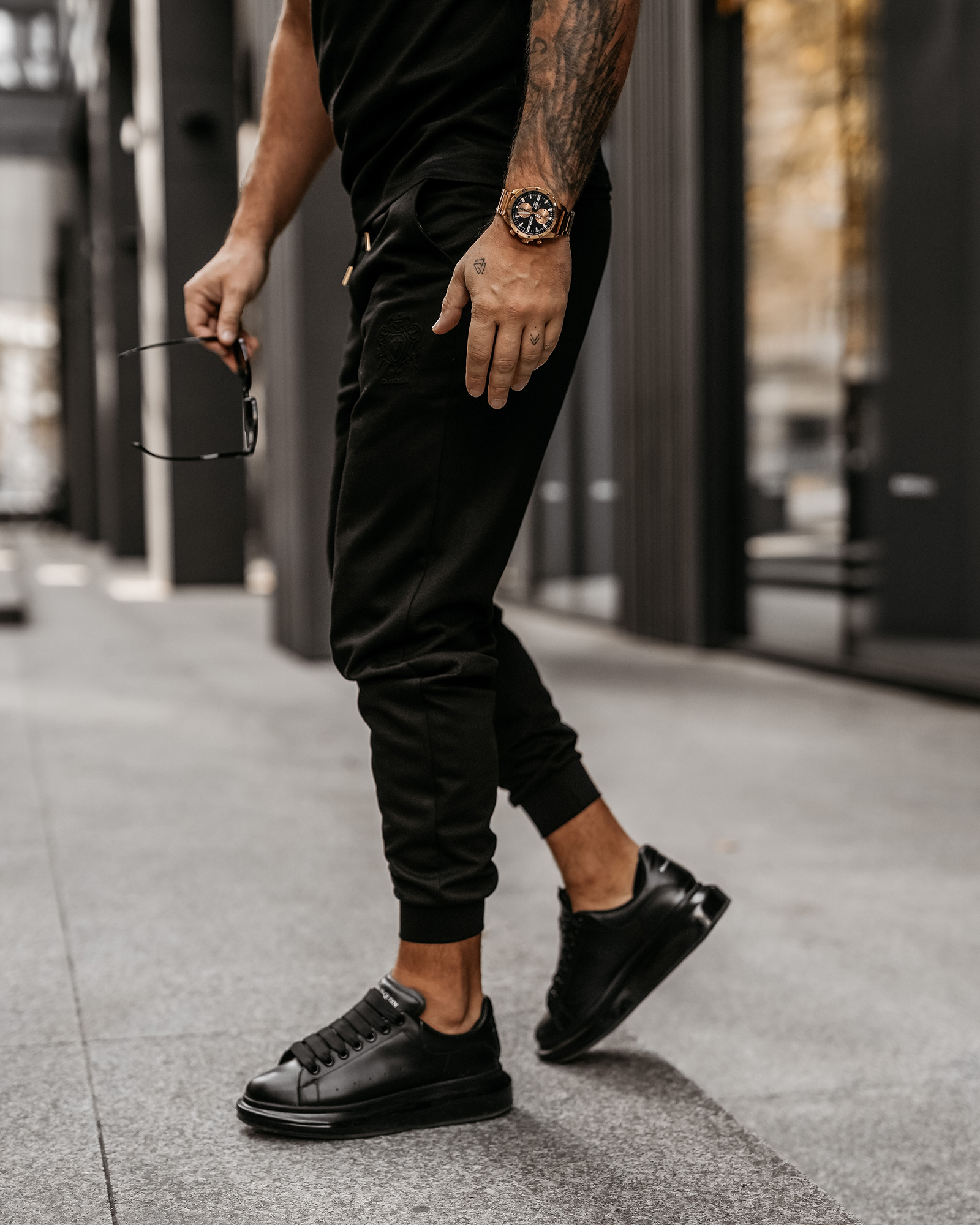 Spodnie męskie OLAVOGA NOVAVIIC czarne