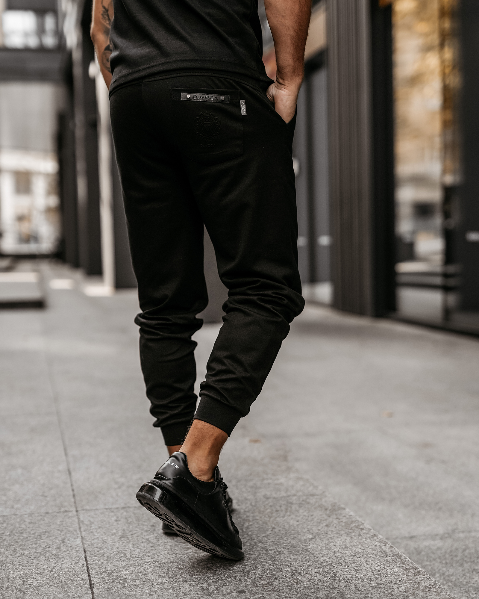 Spodnie męskie OLAVOGA NOVAVIIC czarne