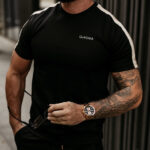 T-shirt męski OLAVOGA FLYRAIC czarny