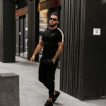 Spodnie męskie OLAVOGA NOVAVIIC czarne