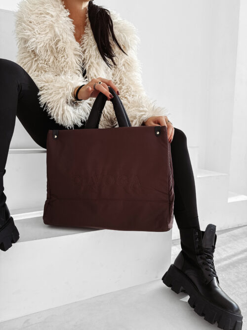 Torba damska OLAVOGA FIOE brązowa