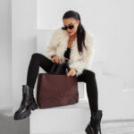 Torba damska OLAVOGA FIOE brązowa