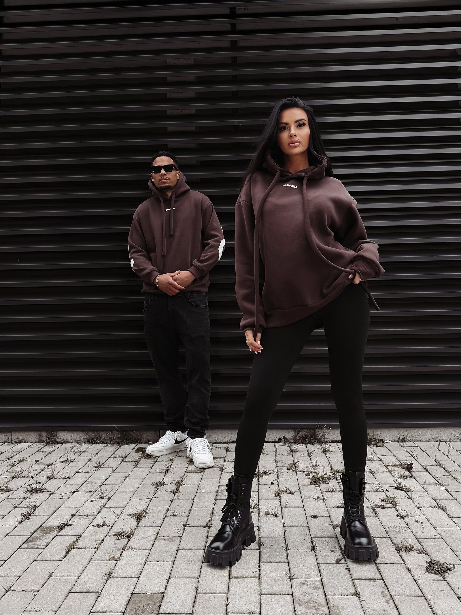 Bluza damska OLAVOGA VINTA czekoladowa