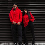 Bluza męska OLAVOGA VINTA czerwona