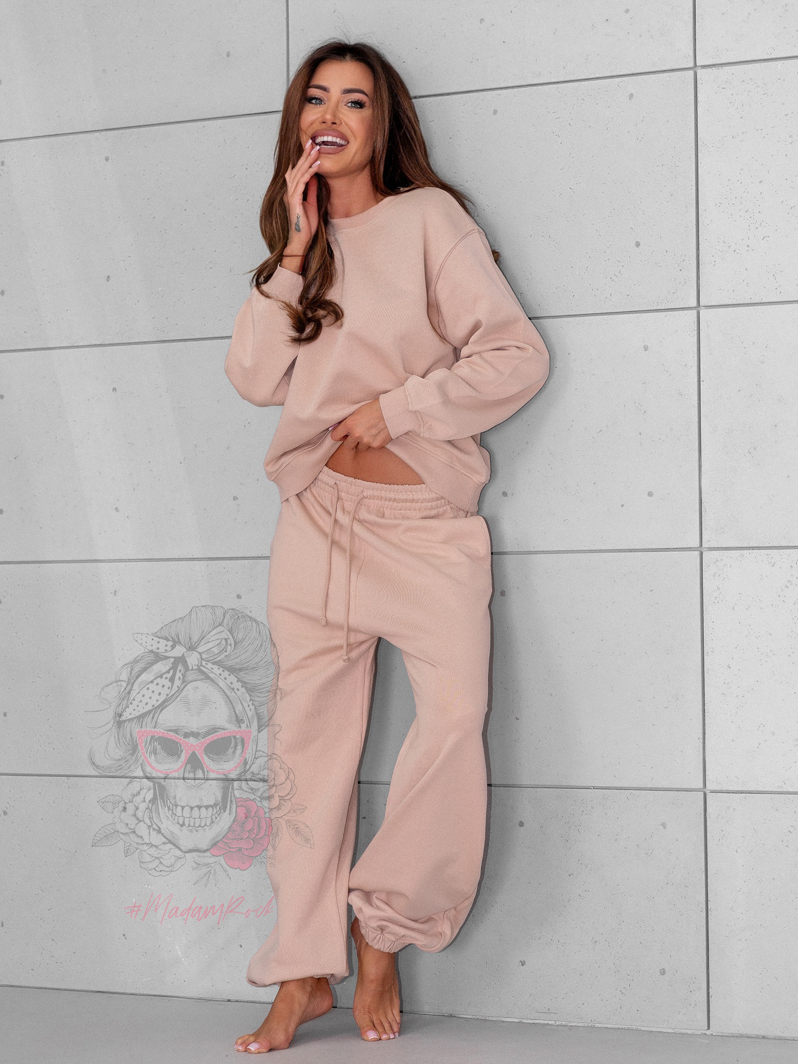 Komplet dresowy Ritmo Urbano beżowy