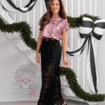 Bluzka cekinowa Lumi Flare różowa