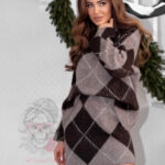 Komplet sweterkowy Silk Touch set brązowy