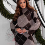 Komplet sweterkowy Silk Touch set brązowy