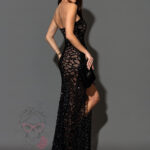 Sukienka koronkowa maxi NB Kuro Bara czarna