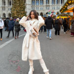 Płaszcz damski OLAVOGA MINO ecru