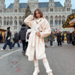 Płaszcz damski OLAVOGA MINO ecru