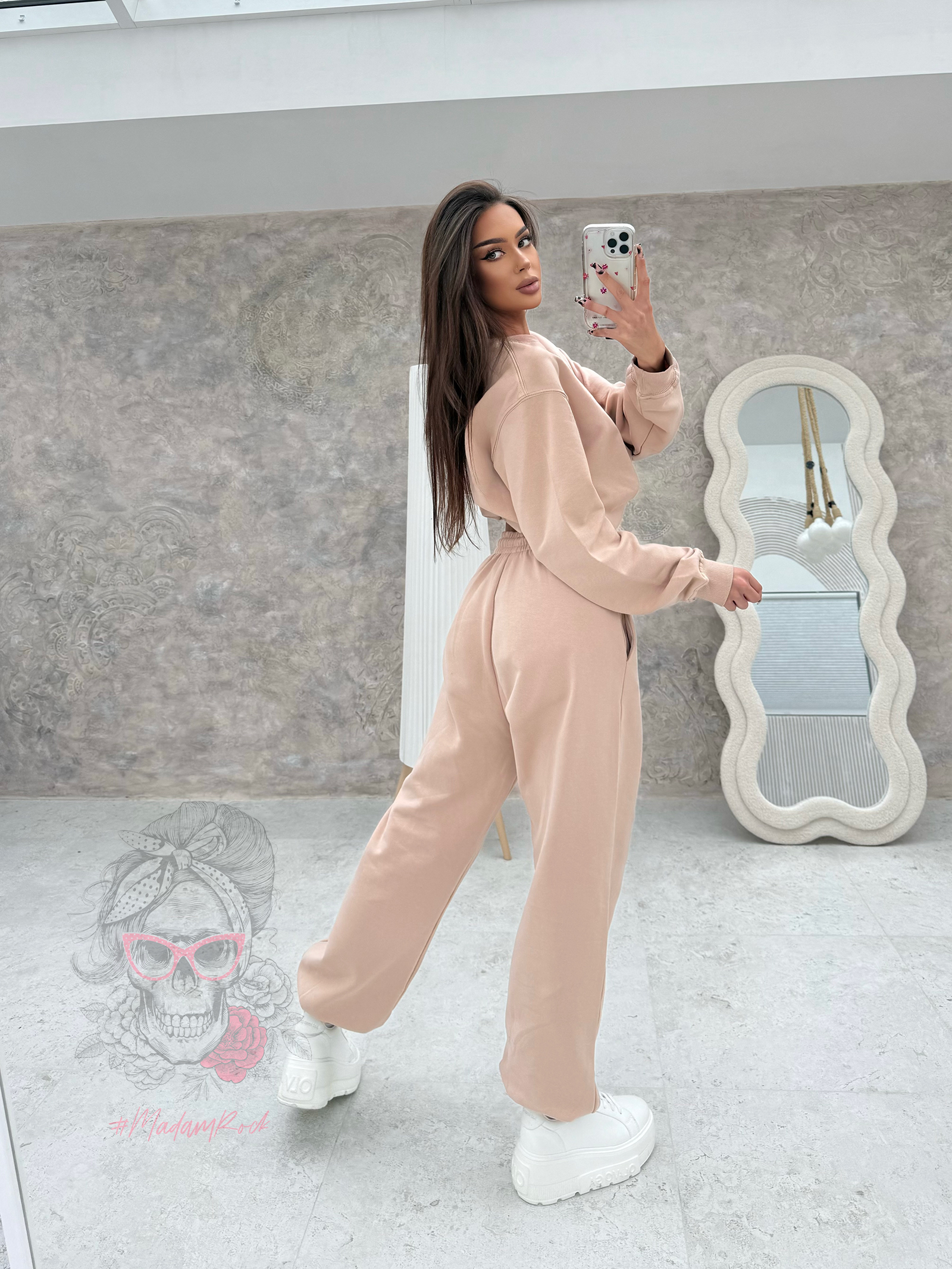 Komplet dresowy Ritmo Urbano beżowy