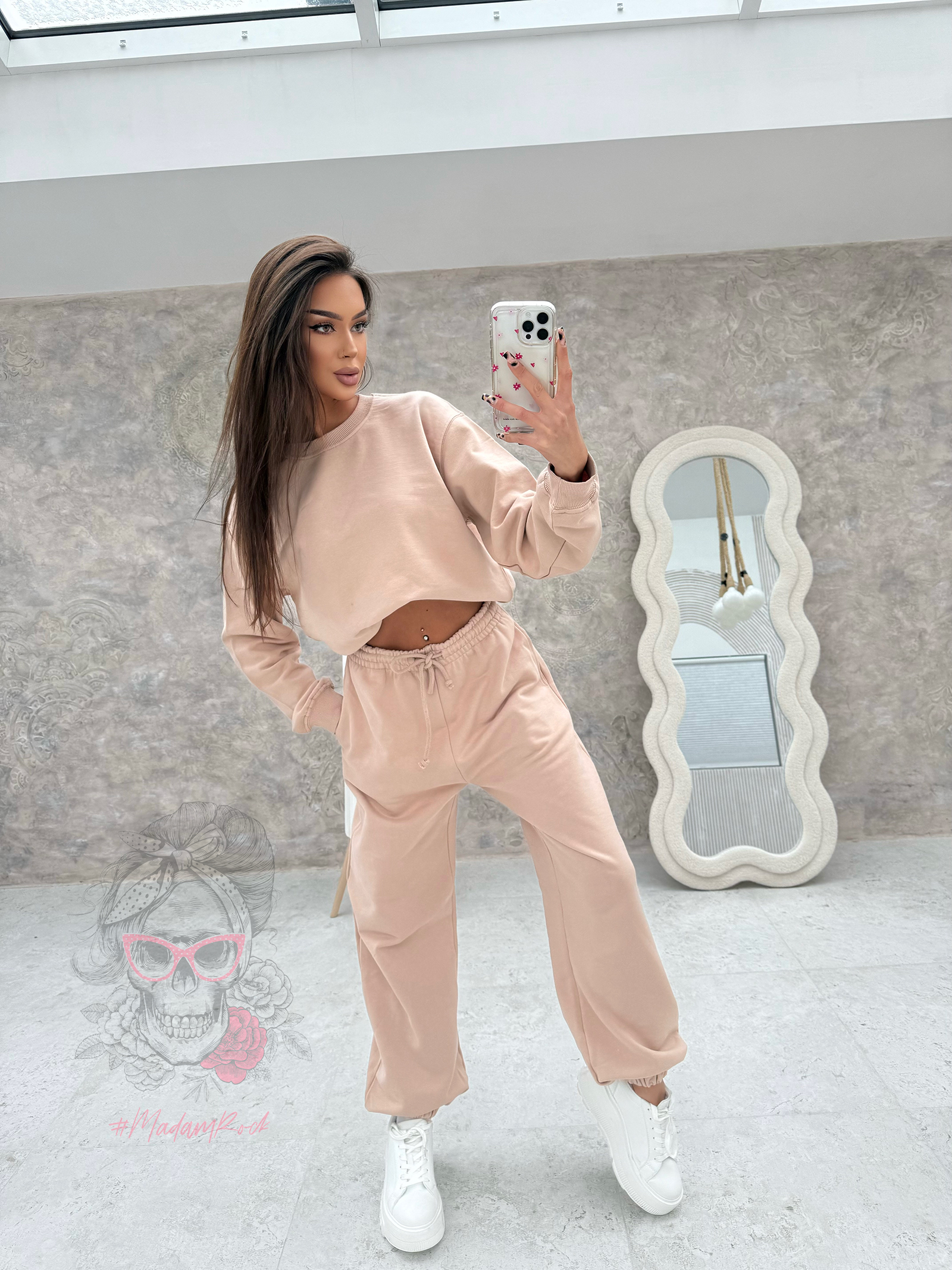 Komplet dresowy Ritmo Urbano beżowy