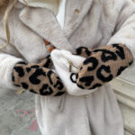 Rękawiczki owieczka Sheep karmelowe