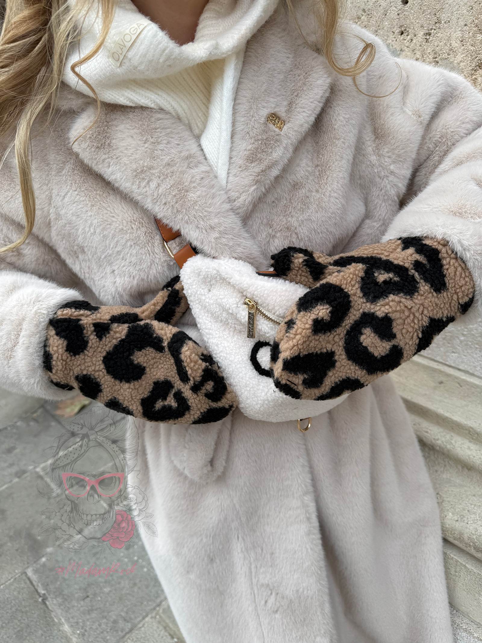 Rękawiczki owieczka Sheep karmelowe Rękawiczki owieczka Sheep karmelowe