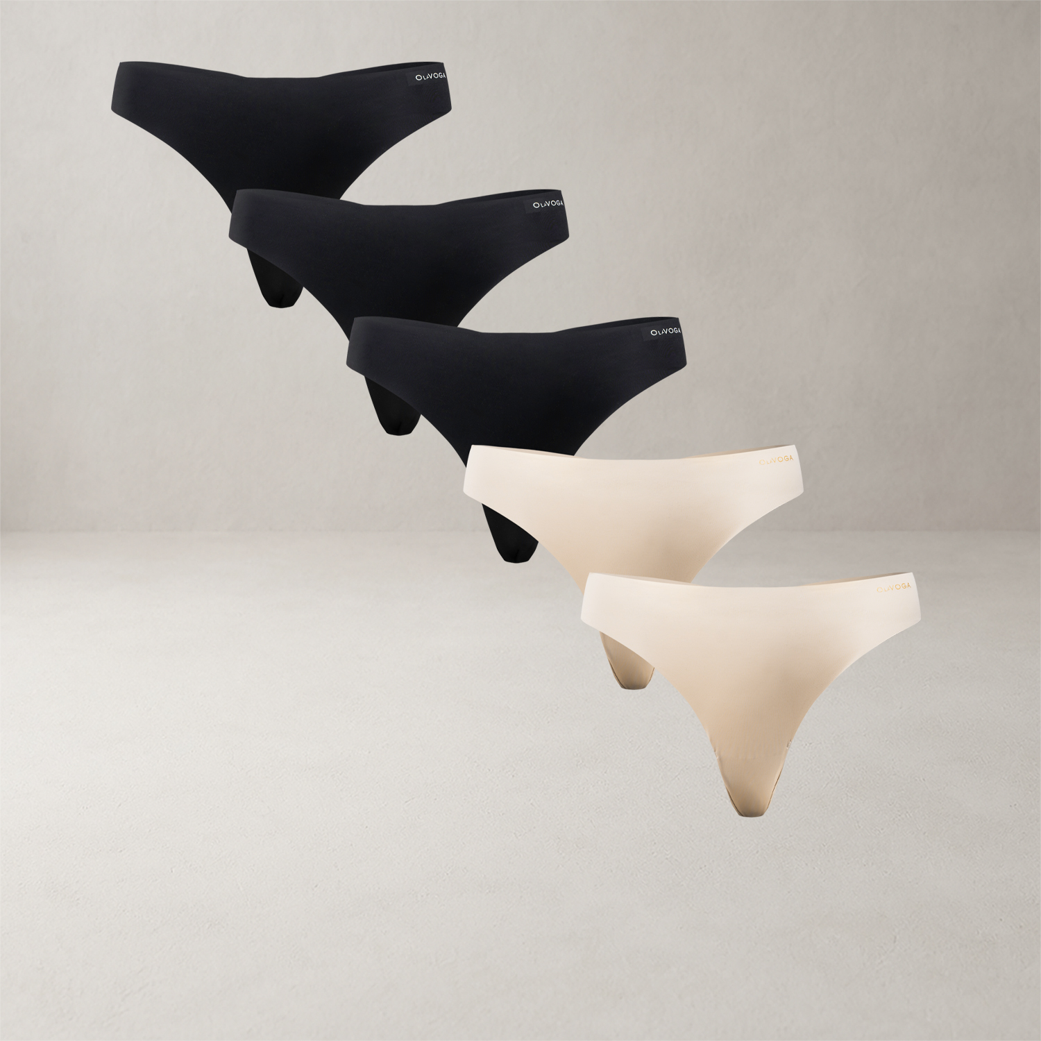 Stringi damskie OLAVOGA XAIN 5-PACK multicolor