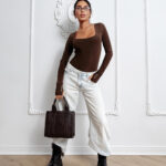 Body dopasowane OLAVOGA ETERNAL GRACE brązowe