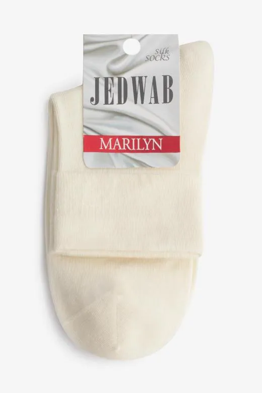 Skarpetki damskie z tencelem i jedwabiem Silk Sock off white Skarpetki damskie z tencelem i jedwabiem Silk Sock off white