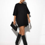 Damski T-shirt Smile Miss City czarny