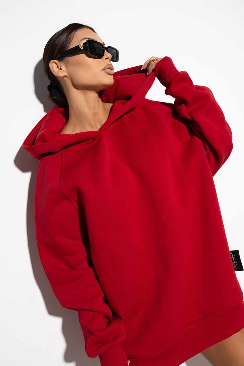 Bluza damska Smile Miss City czerwona