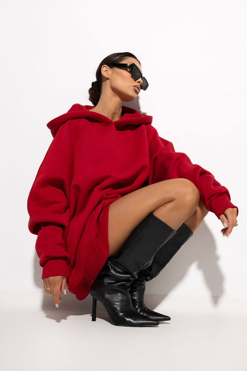 Bluza damska Smile Miss City czerwona