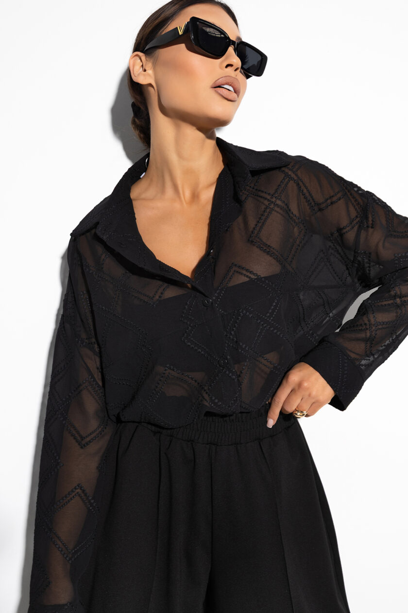 Koszula damska Good Day Miss City czarna