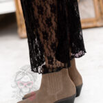 Botki kowbojki skórzane Rock Artust cappucino