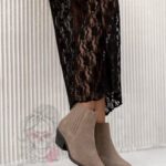 Botki kowbojki skórzane Rock Artust c. beżowe