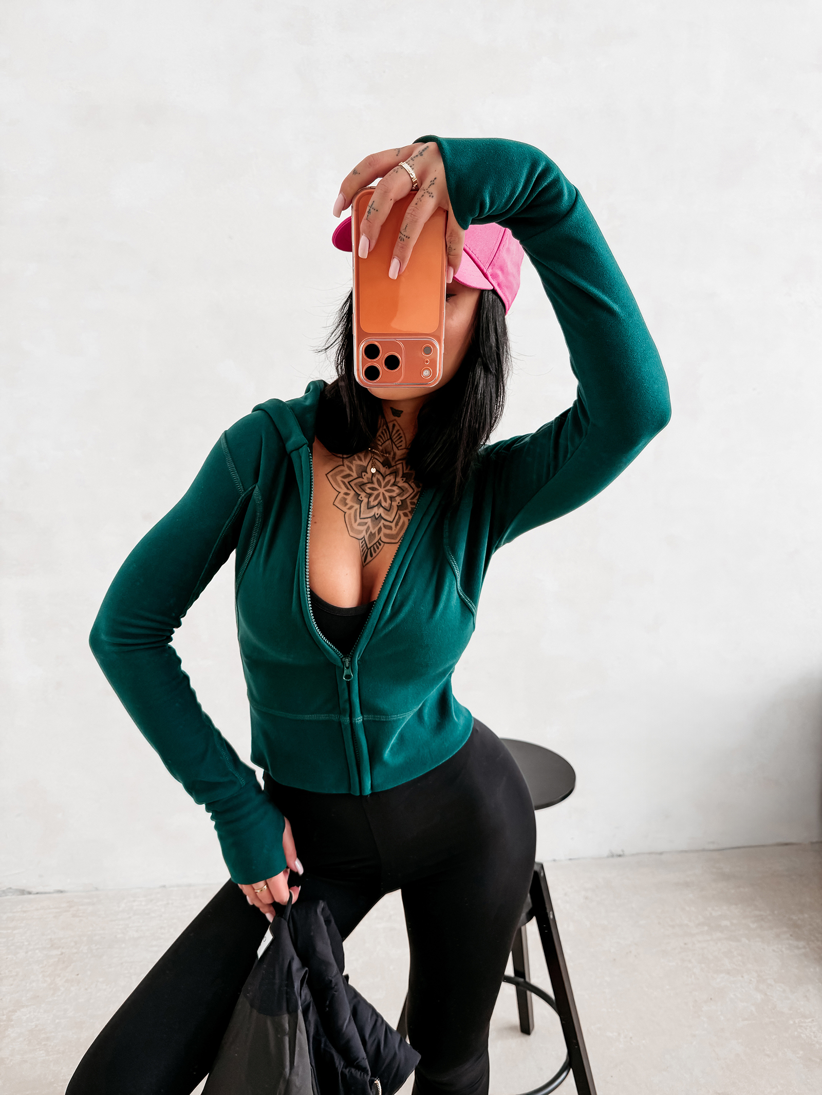 Bluza damska OLAVOGA EMERA zielona Bluza damska OLAVOGA EMERA zielona