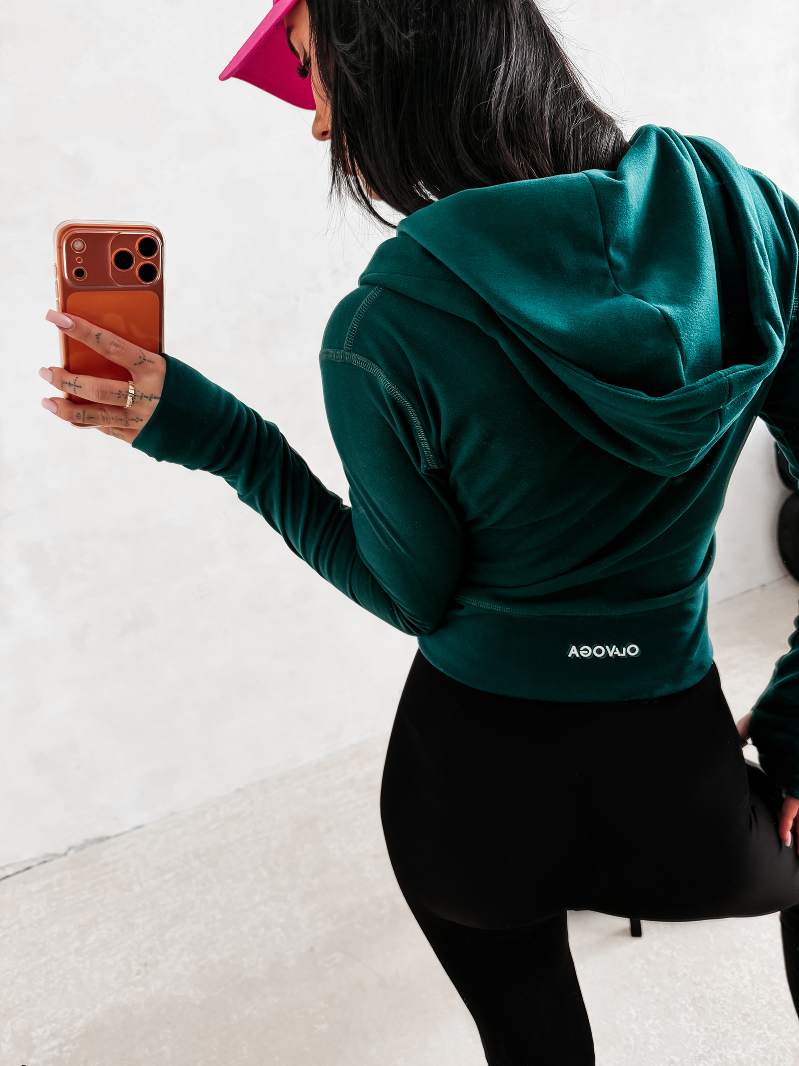 Bluza damska OLAVOGA EMERA zielona Bluza damska OLAVOGA EMERA zielona