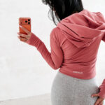 Bluza damska OLAVOGA EMERA koralowa