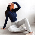 Bluza damska OLAVOGA EMERA granatowa