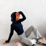 Bluza damska OLAVOGA EMERA granatowa