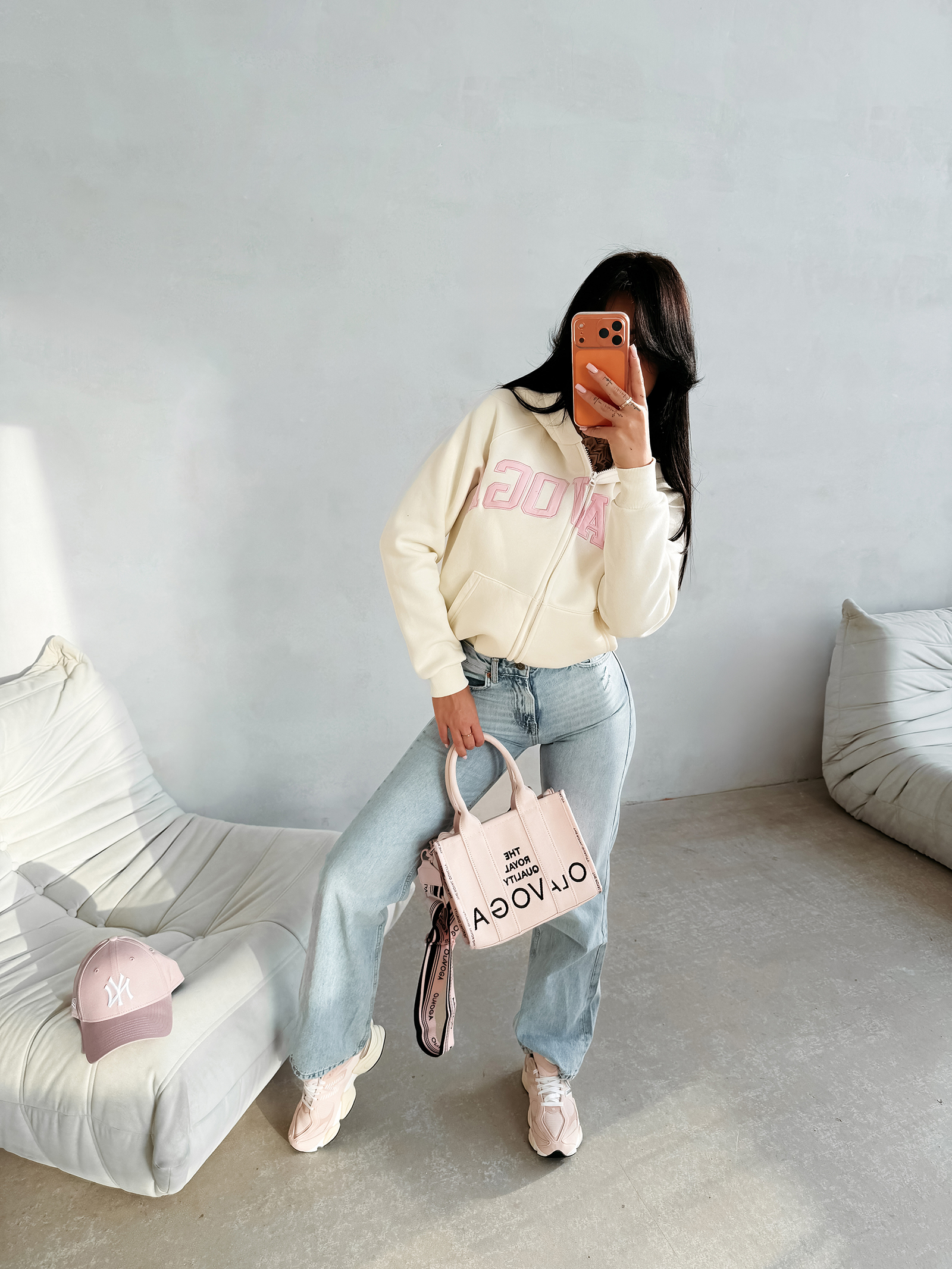 Bluza damska OLAVOGA IRIS ecru